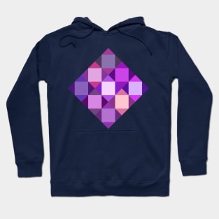 Abstract Tiles - purple tones Hoodie